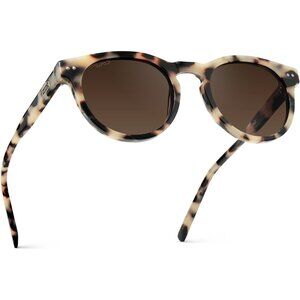 Women's Beige Tortoise Brown Gradient Retro Classic UV400 Protection for Driving